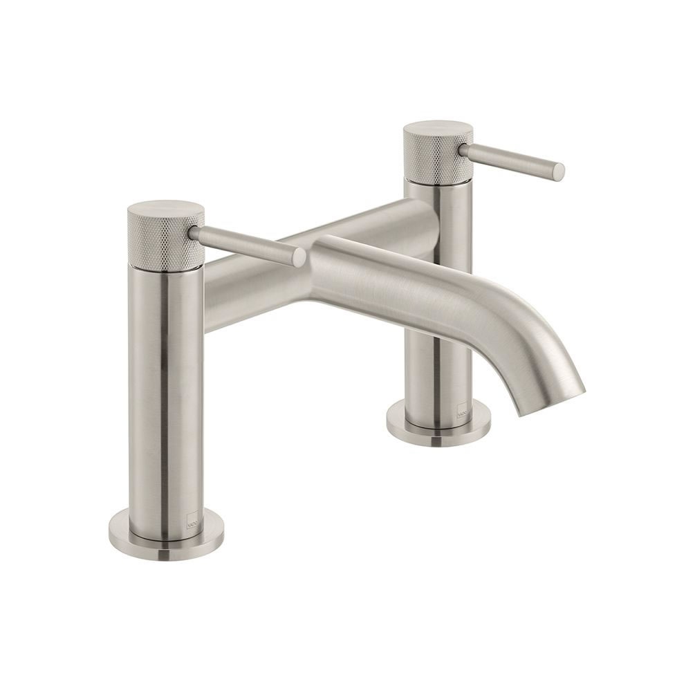 Vado Individual Knurled Nickel Bath Filler Sanctuary Bathrooms